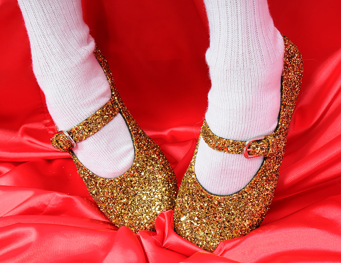 mary jane shoes sparkling gold