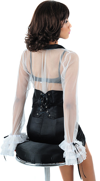 high waist long corset skirt 04