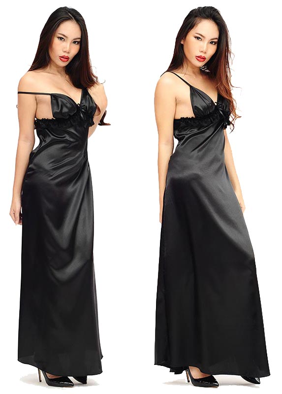 seryna nightgown black sat305 2